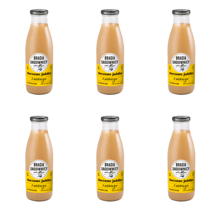 Bracia Sadownicy sok tłoczony 750 ml jabłko z mango X6