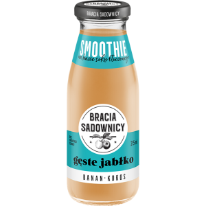 Bracia Sadownicy Gęste Jabłko Banan Kokos Smoothie Owocowe Bez Cukru 215ml