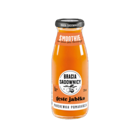 Bracia Sadownicy Gęste jabłko - marchewka pomarańcza 215 ml