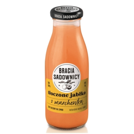 Bracia Sadownicy sok tłoczony 250 ml jabłko-marchew