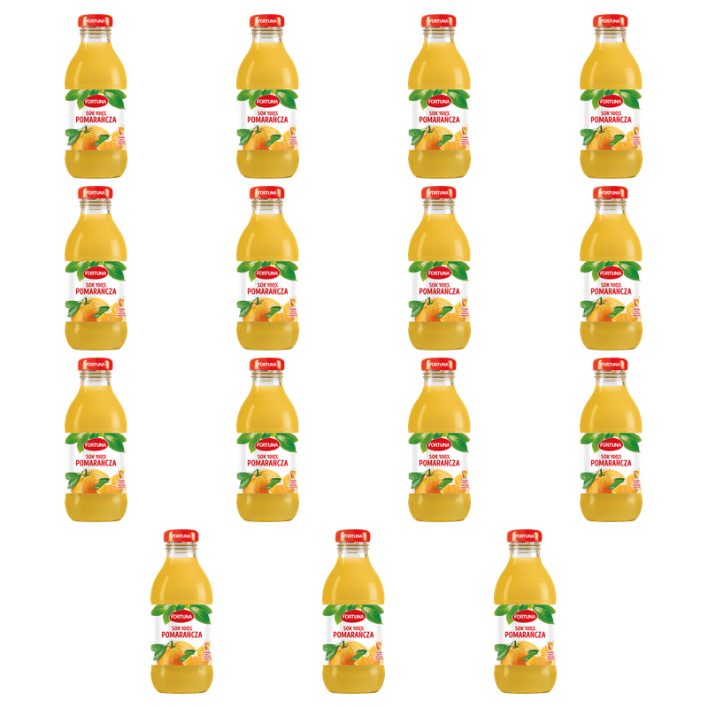 Fortuna Sok 100% pomarańcza 300 ml X15