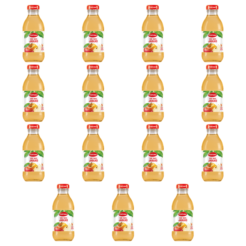 Fortuna Sok 100% jabłko 300 ml X15