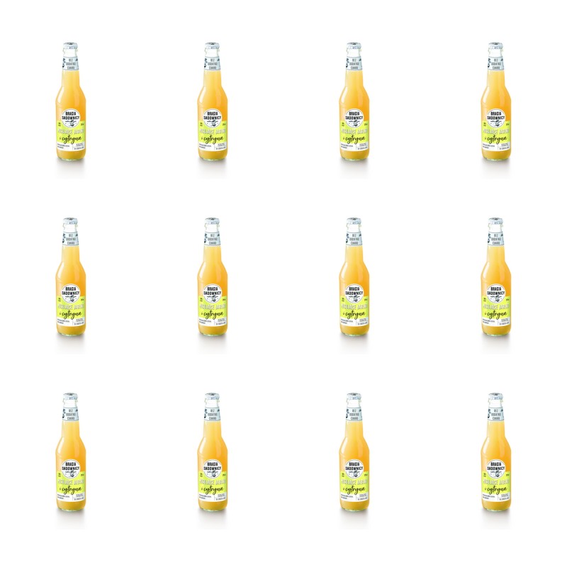 Bracia Sadownicy Napój musujący 275ml jabłko i cytryna X12