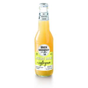 Bracia Sadownicy Napój musujący 275ml jabłko i cytryna X12