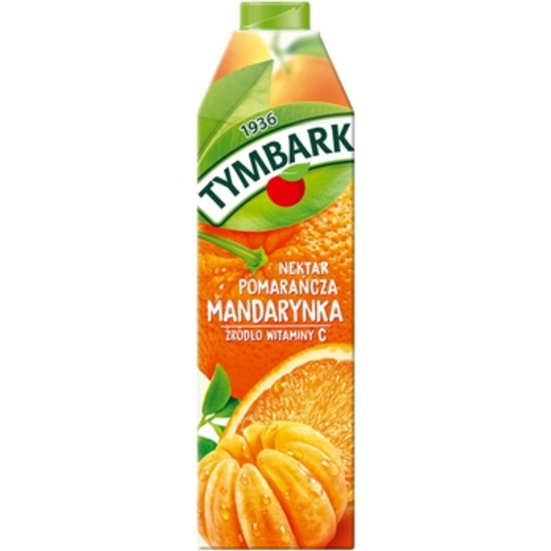 Tymbark Nektar pomarańcza mandarynka 1 l