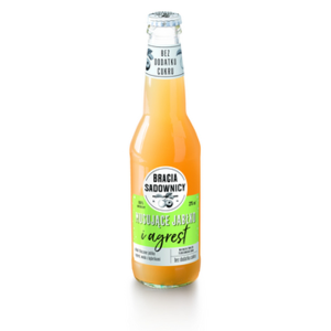 Bracia Sadownicy Napój musujący 275ml jabłko i agrest X12