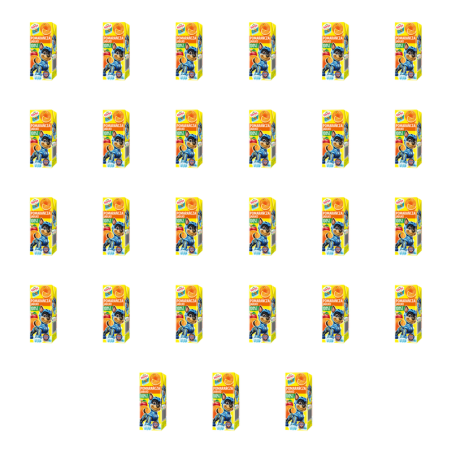 Hortex Leon i Przyjaciele pomarańcza-jabłko sok 100% kartonik 200ml ze słomką X27