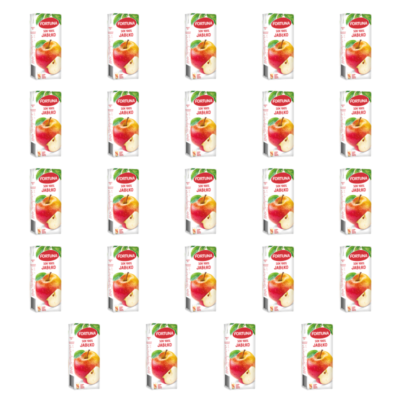 Fortuna Sok 100% jabłko 200 ml X24