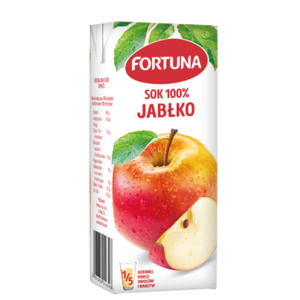 Fortuna Sok 100% jabłko 200 ml X24