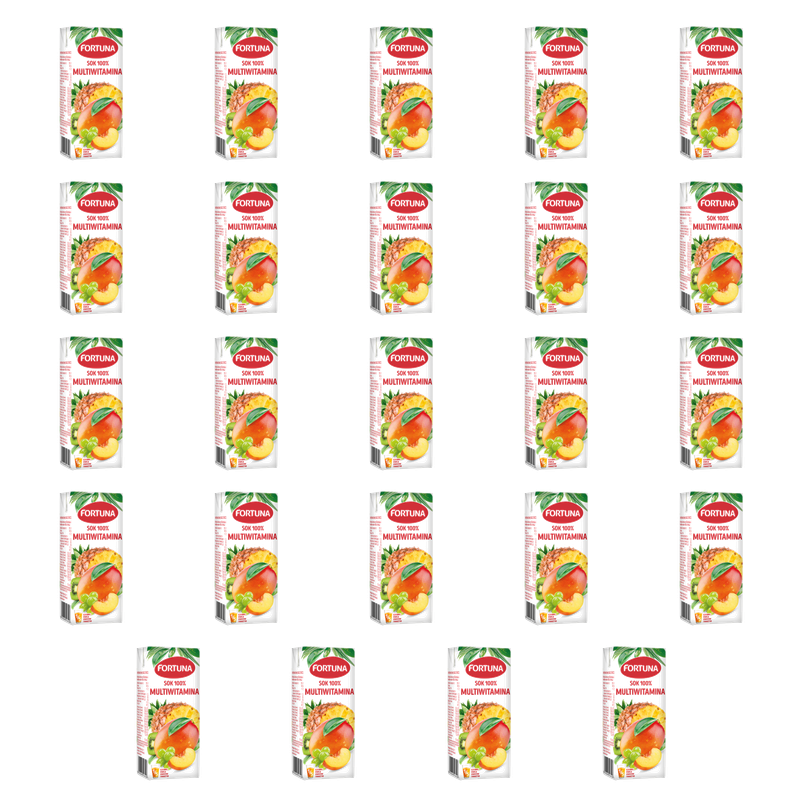 Fortuna Sok 100% multiwitamina 200 ml X24