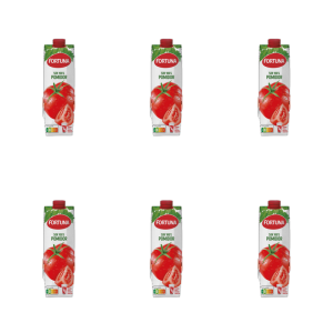 Fortuna Sok 100% Pomidorowy Pasteryzowany Bez Cukru Naturalny Karton 1l X6