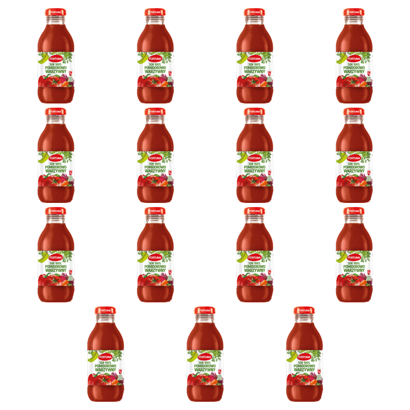 Fortuna Sok 100% pomidorowo warzywny 300 ml X15
