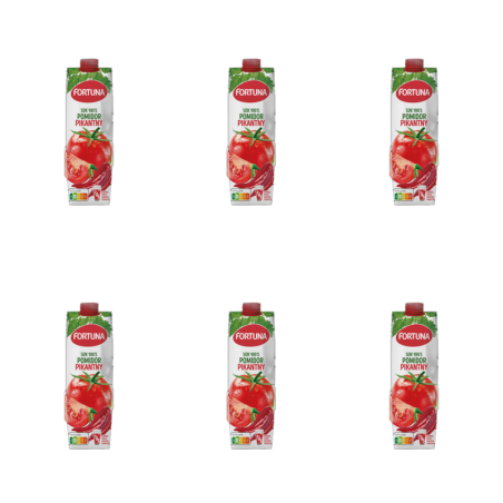 Fortuna Sok 100% pomidor pikantny 1 l X6