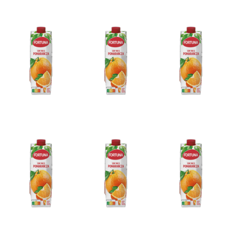 Fortuna Sok 100% pomarańcza 1 l X6
