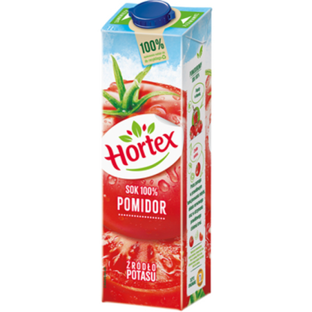 Hortex Sok Pomidorowy 100% karton 1L