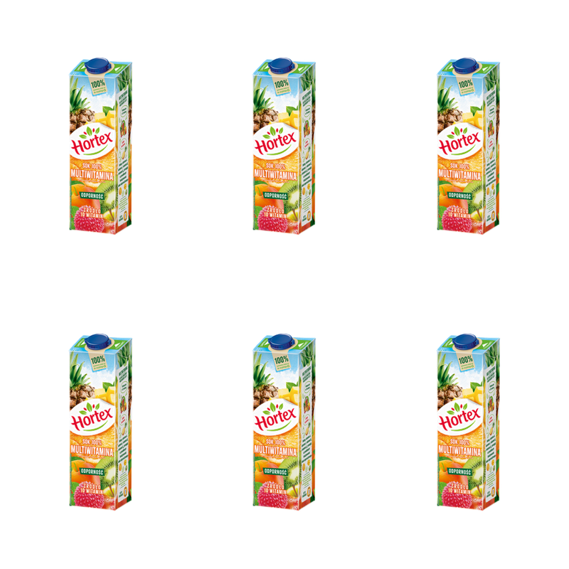 Hortex Multiwitamina Sok 100% karton 1 l X6
