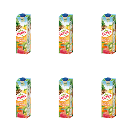 Hortex Multiwitamina Sok 100% karton 1 l X6