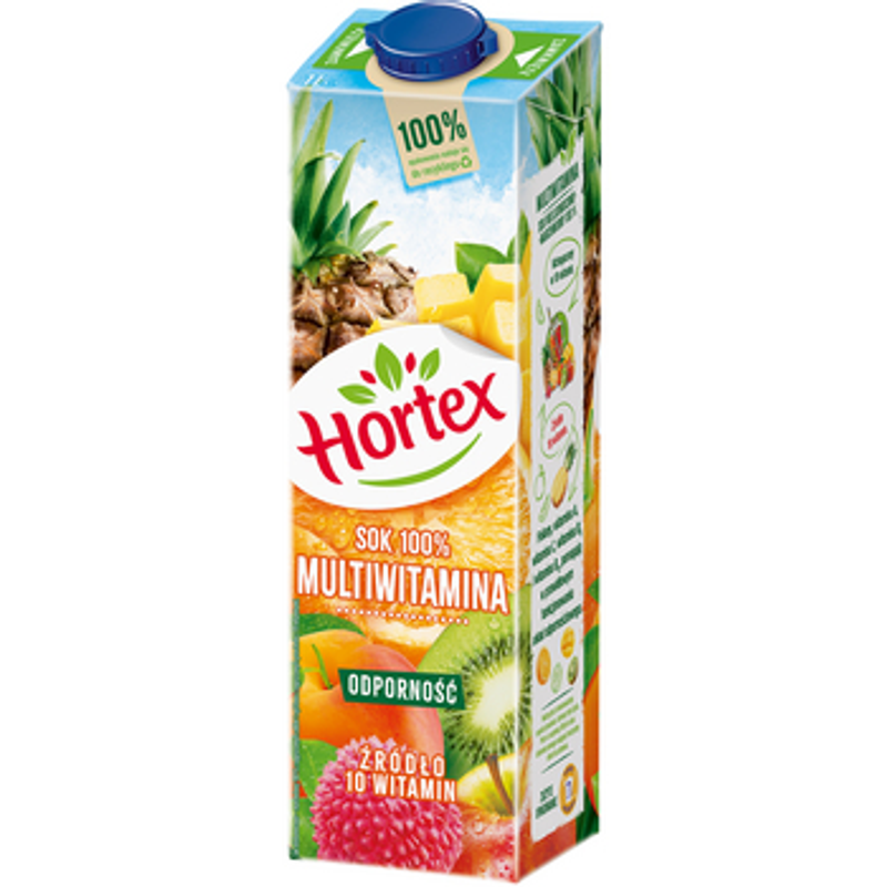 Hortex Multiwitamina Sok 100% karton 1 l