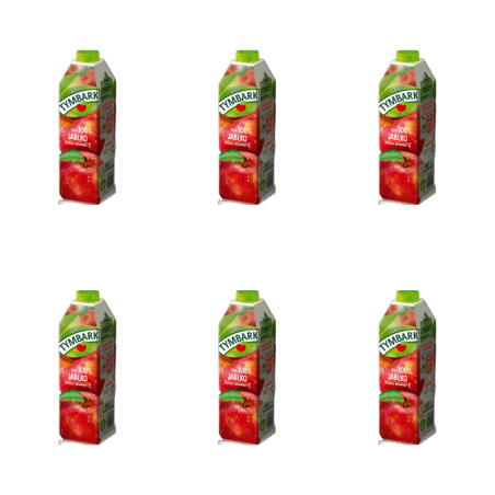 Tymbark Sok 100% jabłko 1 l X6