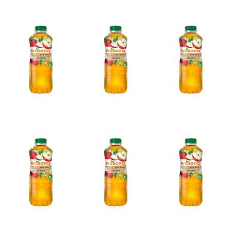 Wosana Sok 100% jabłko 1L X6