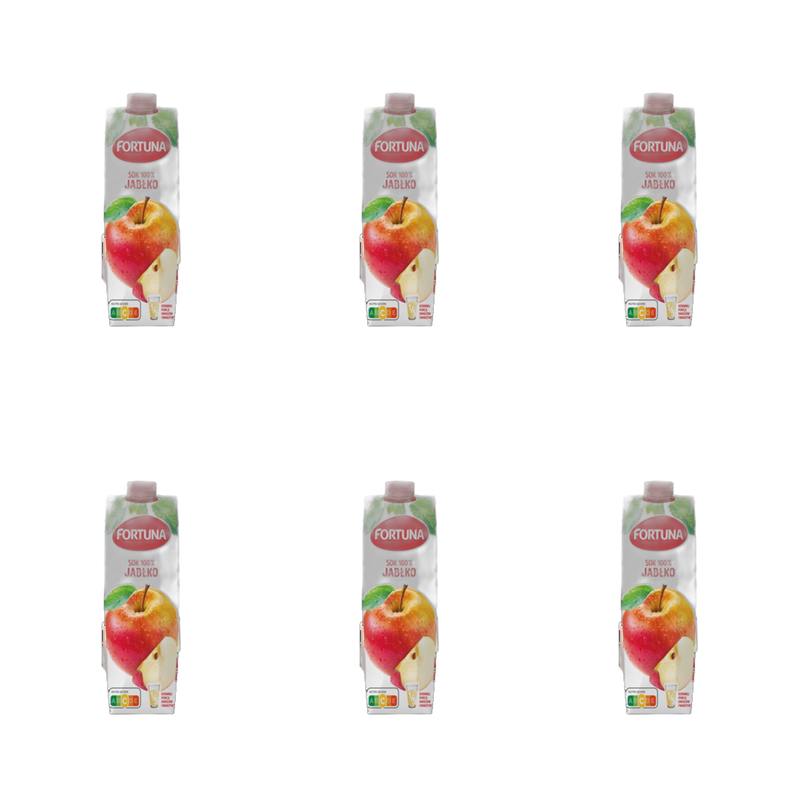 Fortuna Sok 100% jabłko 1 l X6