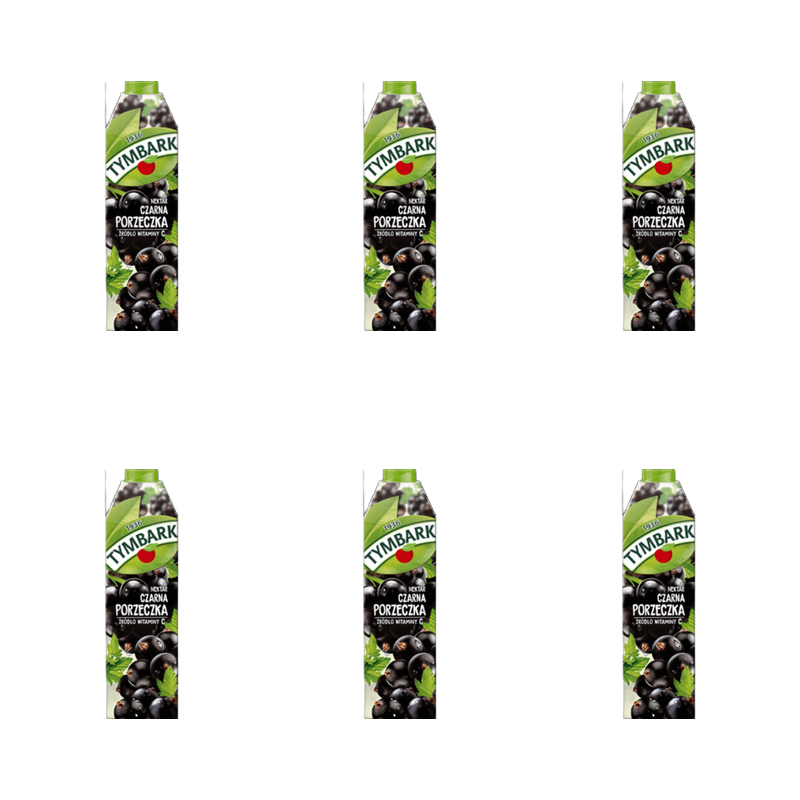 Tymbark Nektar czarna porzeczka 1 l X6