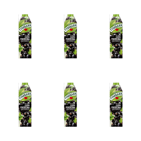 Tymbark Nektar czarna porzeczka 1 l X6