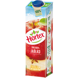 Hortex Sok Jabłkowy 100% karton 1l