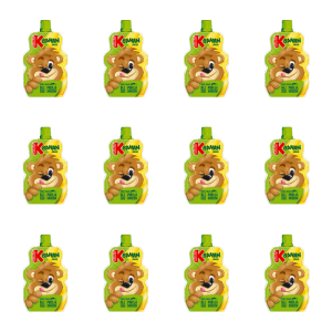 Kubuś Mus 100% banan jabłko 100 g X12