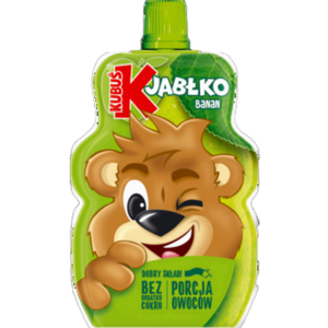 Kubuś Mus 100% jabłko banan 100 g X12