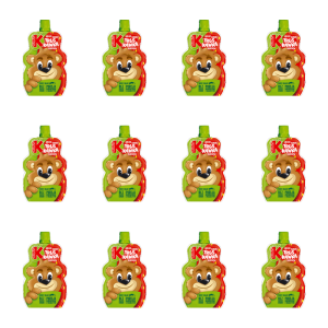 Kubuś Mus 100% truskawka jabłko banan marchew 100 g X12