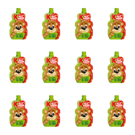 Kubuś Mus 100% truskawka jabłko banan marchew 100 g X12