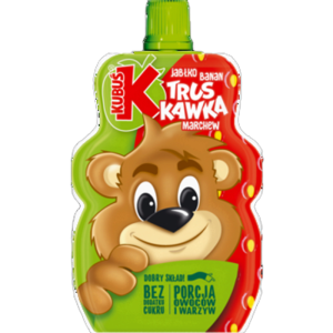 Kubuś Mus 100% truskawka jabłko banan marchew 100 g X12
