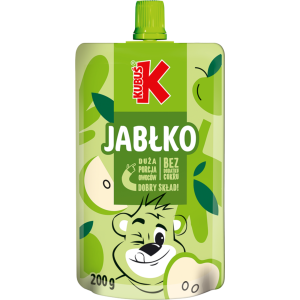 Kubuś Mus Jabłko 200g X10