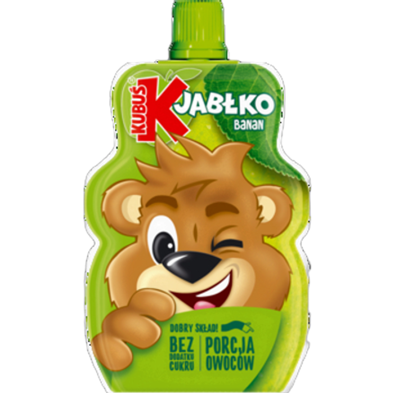 Kubuś Mus 100% jabłko banan 100 g