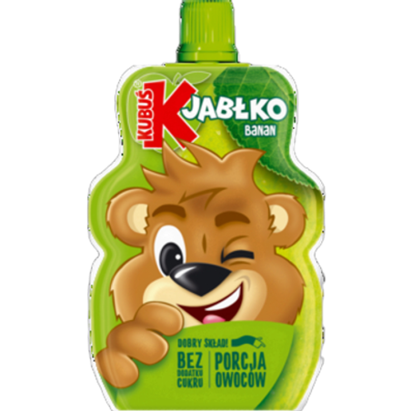 Kubuś Mus 100% jabłko banan 100 g