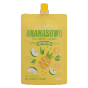 OWOLOVO Tropikalnie Ananasowo 200 g