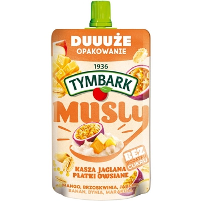 Tymbark Musly kasza jaglana płatki owsiane mango marakuja 170 g