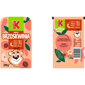 Kubuś Mus Brzoskwinia Jabłko 200g