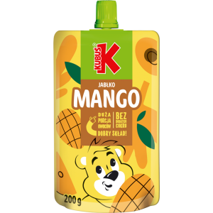 Kubuś Mus Mango Jabłko 200g