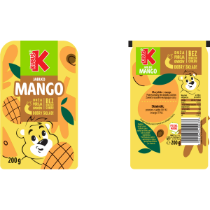 Kubuś Mus Mango Jabłko 200g