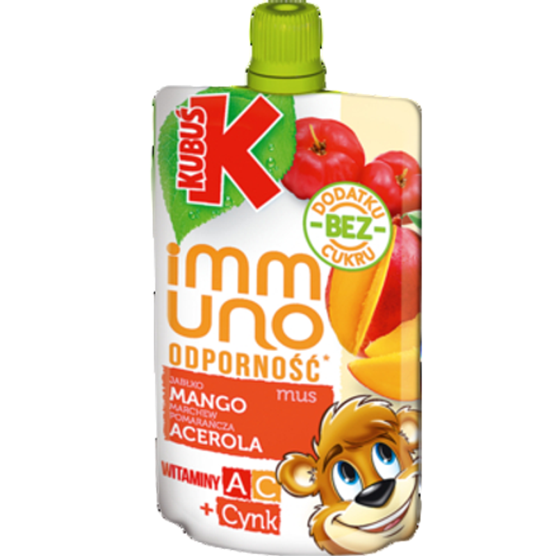 Kubuś immuno odporność mus mango acerola 100 g
