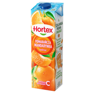 Hortex Nektar Pomarańcza mandarynka karton 1L