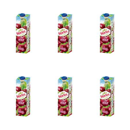 Hortex Wiśnia Nektar karton 1 l X6