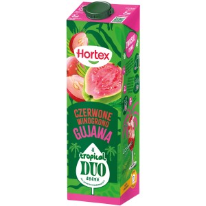 Hortex Tropical Duo Napój Czerwone winogrono gujawa karton 1L