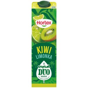 Hortex Tropical Duo Napój Kiwi limonka karton 1L