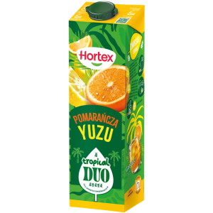 Hortex Tropical Duo Napój Pomarańcza Yuzu karton 1L
