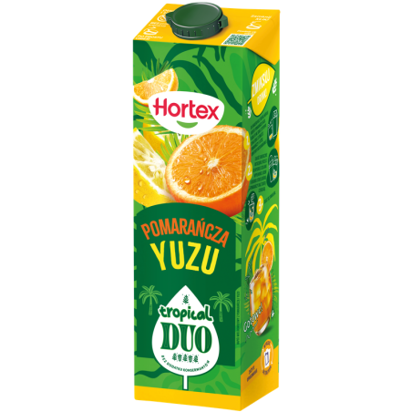 Hortex Tropical Duo Napój Pomarańcza Yuzu karton 1L