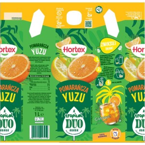 Hortex Tropical Duo Napój Pomarańcza Yuzu karton 1L