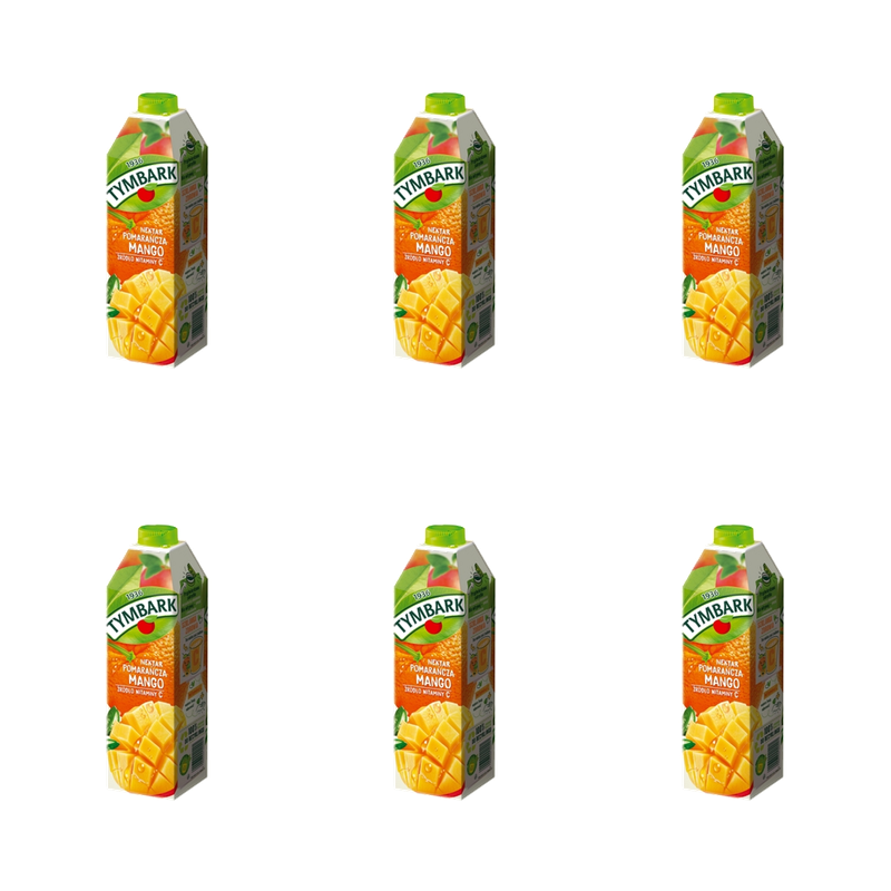 Tymbark Nektar pomarańcza mango 1 l X6